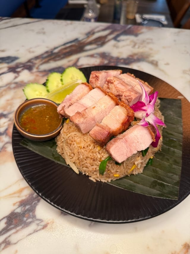 Elephant Jump Crispy Pork Fried Rice.