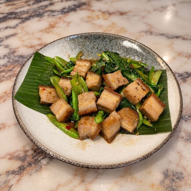 Stir-fried Chinese Broccoli.