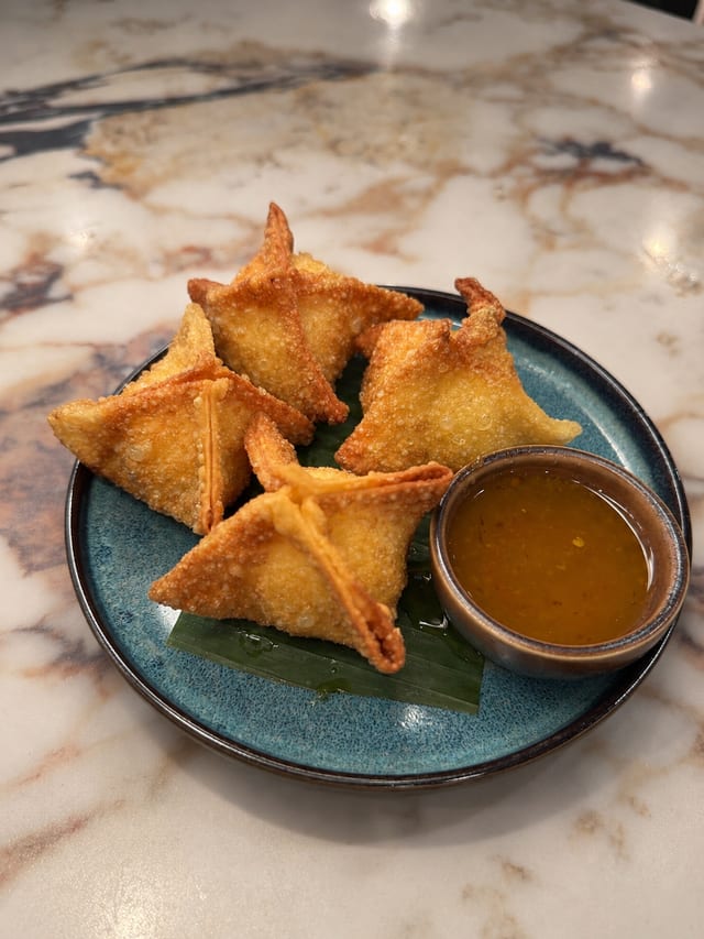 Real Crab Rangoon.