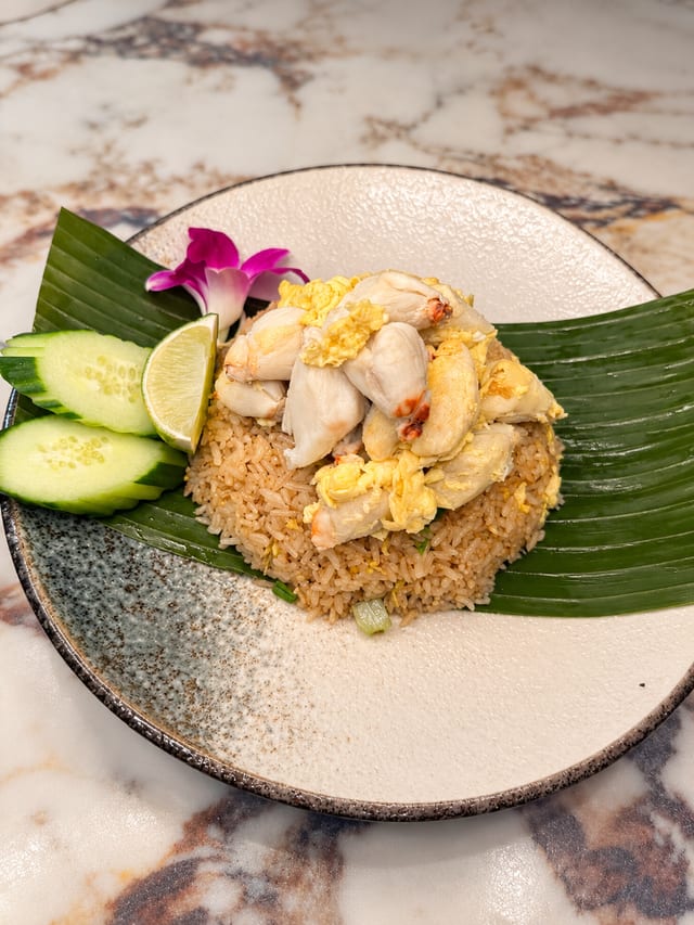 Crab Meat Fried Rice.