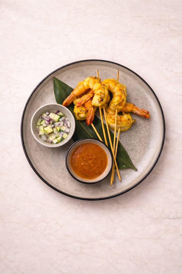 Thai Shrimp Satay.